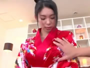 Kimono giapponese latte eiaculazione femminile